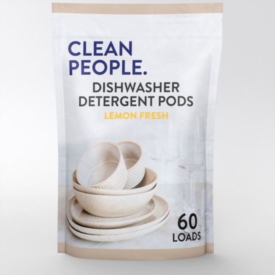 Dishwasher Detergent Pods. Plant & Mineral Based Ingredients. All Natural Fragrance.
No Gross Stuff! No Phosphates, Dyes, Parabens, Phthalates, Chlorine, Vegan & Cruelty Free.
Made in America.
Safe for Septic Tanks.
We're currently using Post Consumer Recycled Plastic for our Dishwasher Detergent Pods! But are moving to plastic free, paper packaging very soon!