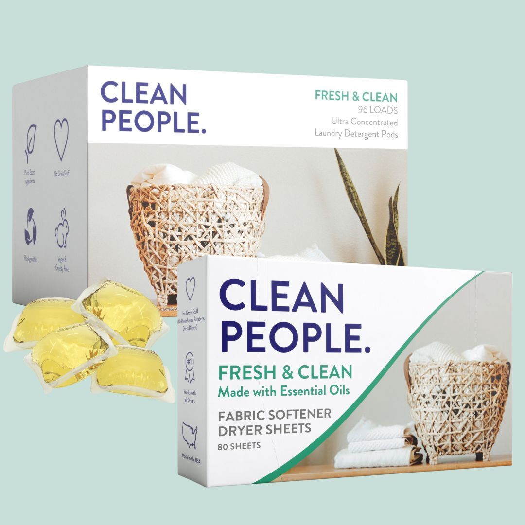 Laundry Pods & Dryer Sheets Kit Clean People