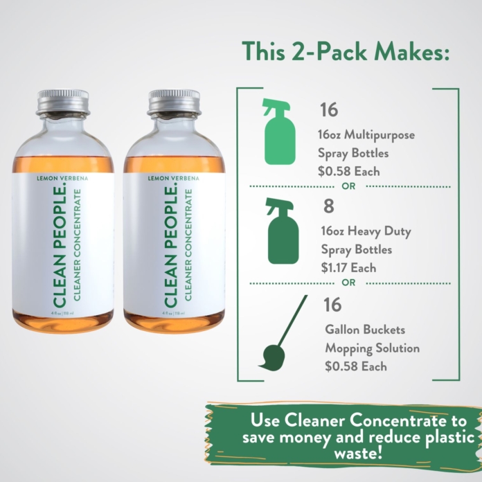 Lemon Cleaner Concentrate – This bottle makes each